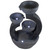 31.5" Black Lighted Three-tier Outdoor Garden Water Fountain