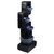 32" Black and Gray Four-tier Modern Outdoor Garden Water Fountain