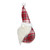 Plaid Santa Gnome with Beard Christmas Figure - 12" - Red