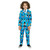 Blue and Brown Winter Winner Boy's Child Christmas Slim Fit Suit - 8Y
