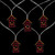 10 Count B/O LED Warm White Plaid House Christmas Lights - 4.75' Clear Wire