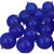 32ct Blue Shatterproof Transparent Christmas Ball Ornaments 3.25" (80mm)