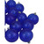 32ct Blue Shatterproof Transparent Christmas Ball Ornaments 3.25" (80mm)