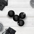 60ct Jet Black Shatterproof Matte Christmas Ball Ornaments 2.5 inches 60mm