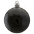60ct Jet Black Shatterproof Shiny Christmas Ball Ornaments 2.5" (60mm)