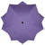 8.85ft Outdoor Patio Lotus Umbrella with Hand Crank, Purple
