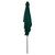 10ft x 6.5ft Outdoor Patio Market Umbrella with Hand Crank, Hunter Green