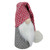 8-Inch Gray and Red Chubby Christmas Gnome Figure