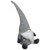 14" Gray and White Sitting Tabletop Gnome Christmas Decoration