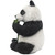 8.5" Black and White Bai Yun the Asian Panda Bear Statue
