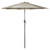 9ft Outdoor Patio Market Umbrella with Hand Crank and Tilt, Taupe