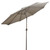 9ft Outdoor Patio Market Umbrella with Hand Crank and Tilt, Taupe