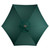 7.5ft Outdoor Patio Market Umbrella with Hand Crank, Hunter Green