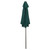 7.5ft Outdoor Patio Market Umbrella with Hand Crank, Hunter Green