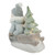 Lighted Boy on a Sled with Tree Christmas Decoration - 15" - Warm White Lights