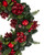 Red  Pine Cones and Ornaments Christmas Wreath, 13" - Unlit