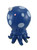 Blue Polka Dot Octopus Children`s Coin Bank 10 In.