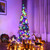 Costway 4.5/6.5/7.5ft Pre-Lit Hinged Pencil Christma Multicolor Lights