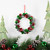 Jingle Bell Christmas Wreath - 9" - Red, Silver, Green