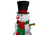 60" Lighted Tinsel Snowman Outdoor Christmas Decoration