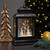 12" Musical Lighted Snowmen Christmas Snow Globe Lantern