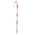 Set of 24 Red and White Striped Candy Cane Christmas Decor - 32-Inches