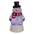 7.5" LED Lighted Color Changing Snowman Christmas Snow Globe