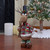 20-Inch Standing Christmas Moose Figure with LED Antlers Tabletop Decor