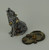 Mechanical Steampunk Howling Wolf Cyborg Dog Resin Statue 7.5 Inch