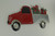 Red Metal Christmas Truck Hauler Holiday Wall Hanging, Gifts