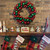 Red and Green 3-Finish Shatterproof Ball Christmas Wreath - 24-Inch, Unlit