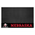 26" x 42" Black and Red NCAA University of Nebraska "Blackshirts" Cornhuskers Outdoor Grill Mat