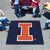 59.5" x 71" Blue and Orange NCAA University of Illinois Fighting Illini Tailgater Mat