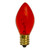 Pack of 4 Amber C7 Transparent Christmas Replacement Bulbs