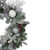 Frosted Cedar and Berries Artificial Christmas Wreath - 24-Inch, Unlit