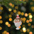 4.5" Ice Cream Sundae Beaded Glass Christmas Ornament