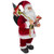 2' Standing Curly Beard Santa Christmas Figure with Presents