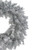 24" Silver Tinsel Artificial Christmas Wreath, Unlit