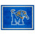 7.25' x 9.75' Blue and Yellow NCAA University of Memphis Tigers Plush Area Rug