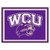 7.25' x 9.75' Purple NCAA Western Carolina University Catamounts Ultra Plush Rectangular Area Rug
