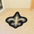 30.3" x 36" Black and Ivory NFL New Orleans Saints Mascot Logo Area Rug