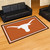 4.9' x 7.3' Orange and White NCAA University of Texas Longhorns Plush Non-Skid Area Rug
