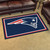 3.6' x 5.9' Blue and Red NFL New England Patriots Rectangular Plush Area Rug