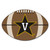 20.5" x 32.5" Brown and Black Contemporary NCAA Vanderbilt University Commodores Football Mat