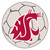 27" Ivory and Red NCAA Washington State University Cougars Soccer Ball Mat