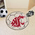 27" Ivory and Red NCAA Washington State University Cougars Soccer Ball Mat