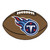 20.5" x 32.5" Brown and Blue NFL Tennessee Titans Football Mat