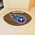 20.5" x 32.5" Brown and Blue NFL Tennessee Titans Football Mat