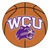 Orange and Purple NCAA Western Carolina University Catamounts Basketball Welcome Door Mat 27"