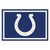 4.9' x 7.3' Blue and White NFL Indianapolis Colts Ultra Plush Rectangular Area Rug